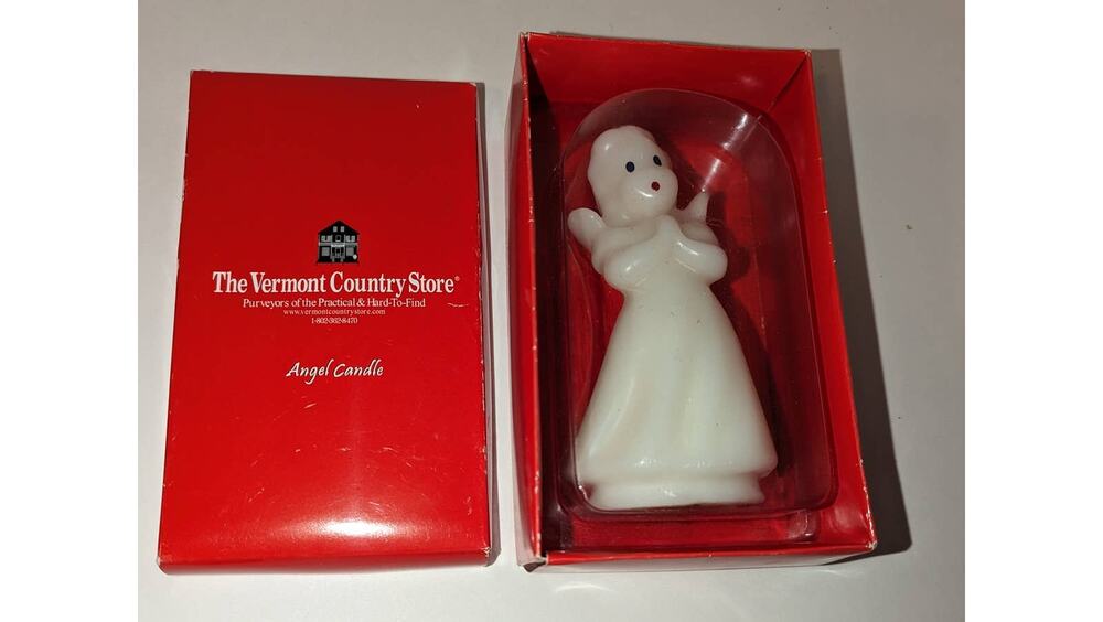 The Vermont Country Store Angel Candle 3011174 NIB Christmas
